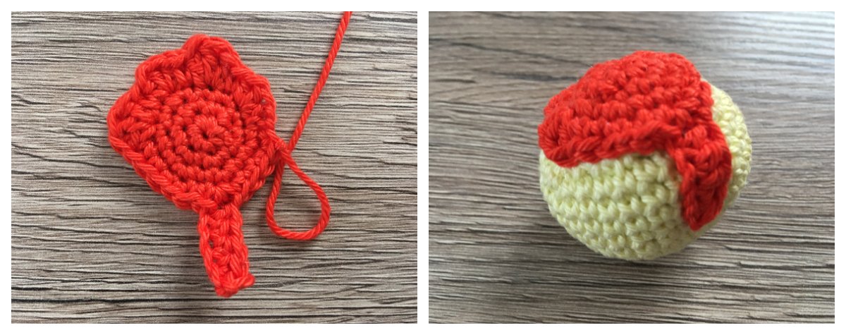 Blog-Inhaltsbild für 'Eisbecher mit Hund, kostenlose Häkelanleitung'